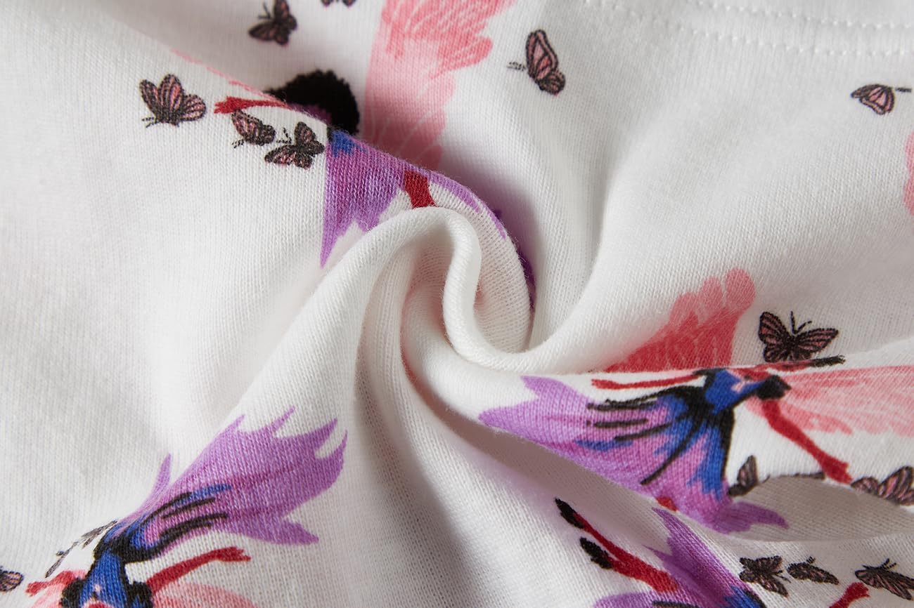 Barara King Little Girls' Soft Cotton Underwear Toddler Undies Kids panties