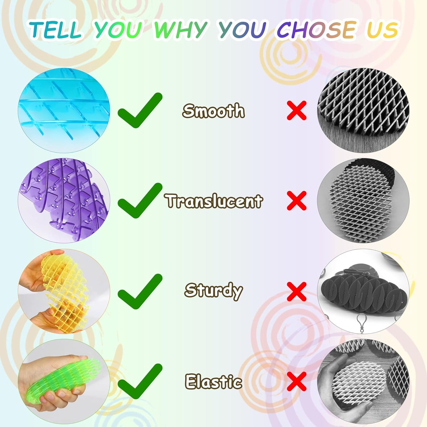 Fidget Worm Toy, 3D Elastic Fidget Toy for Kids Adult Relieving Stress Boredom, Stress and Anxiety Relief Calming Fidgets Desk Toys for Adults,Ideal Gifts (Yellow)