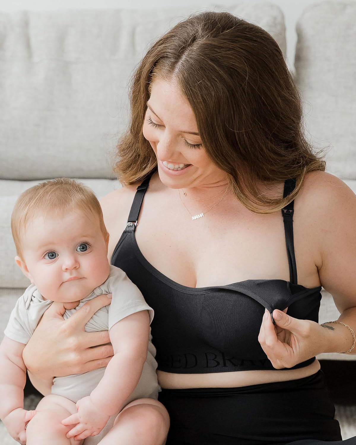 Kindred Bravely Sublime Nursing Sports Bras for Breastfeeding, Soft & Stretchy Maternity Bra