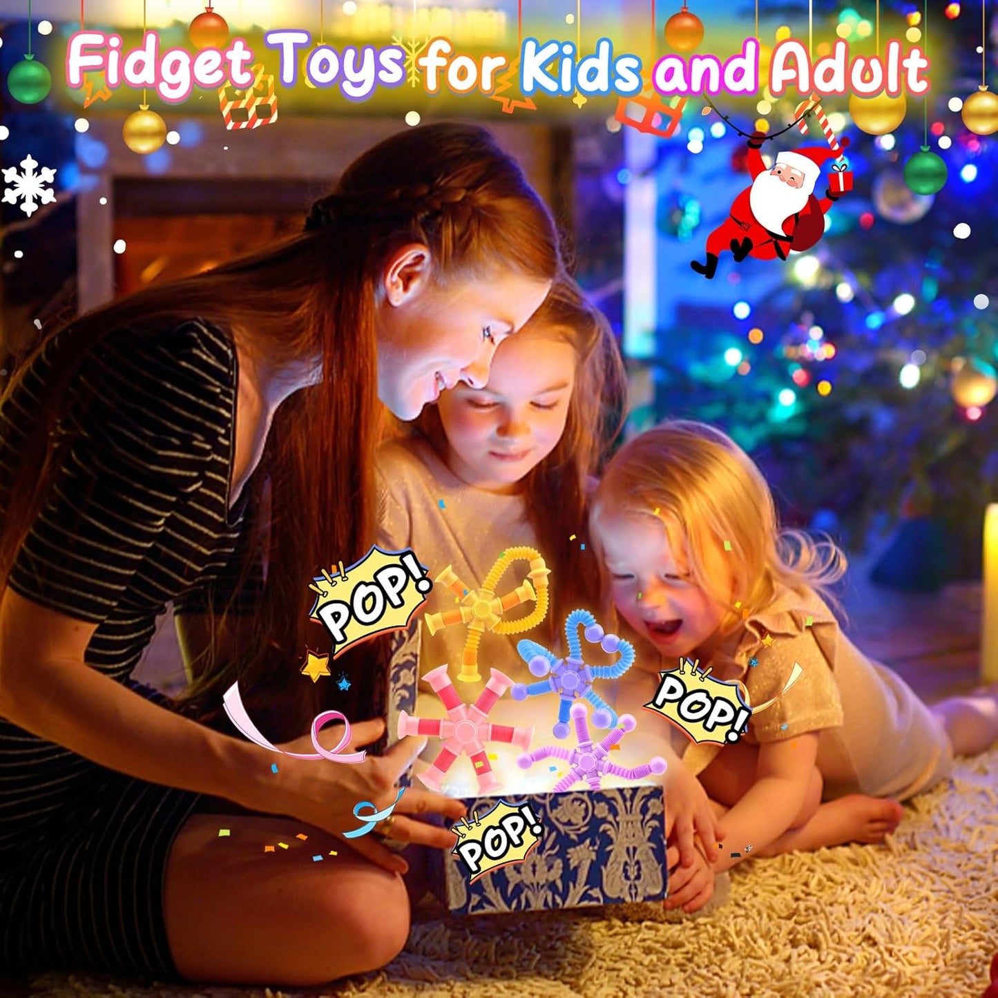 Cevioce Fidget Toys for Kids Adults, 1Pc Fidget Spinner Toys, Sensory Toys for Kids, Easter Basket Stuffers Valentine Present for Kids, Gifts for Men Women Kids Thanksgiving Birthday Christmas Party