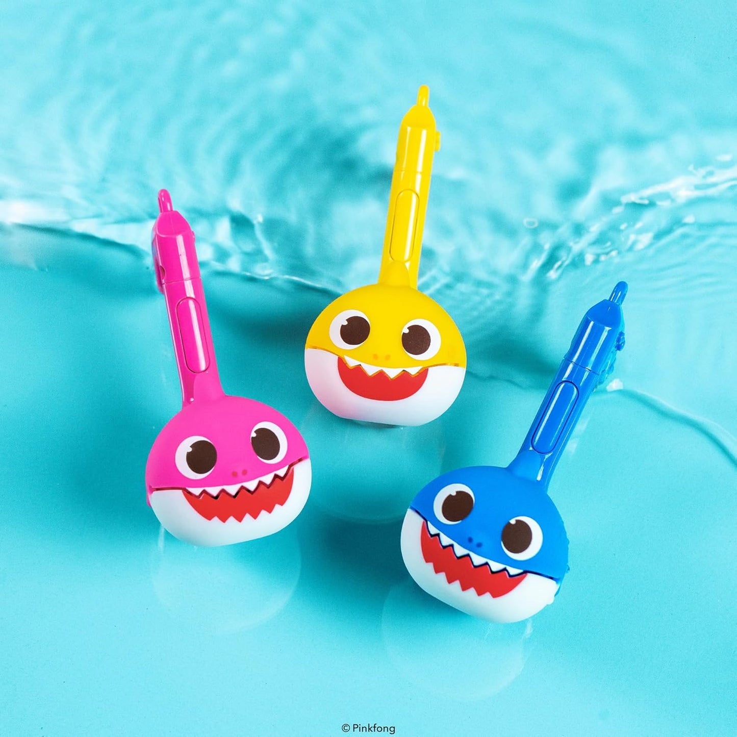Otamatone Melody [Special Baby Shark Edition] Portable Mini Size Electronic Keychain Musical Toy from Japan – by Maywa Denki [English Instructions] – Daddy Shark