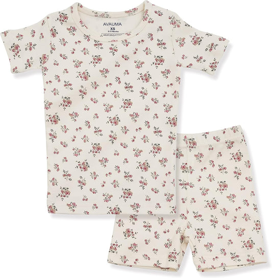 AVAUMA Baby Boys Girls Pajama Set 6M-7T Kids Cute Toddler Snug fit Pattern Design Pjs Cotton Sleepwear