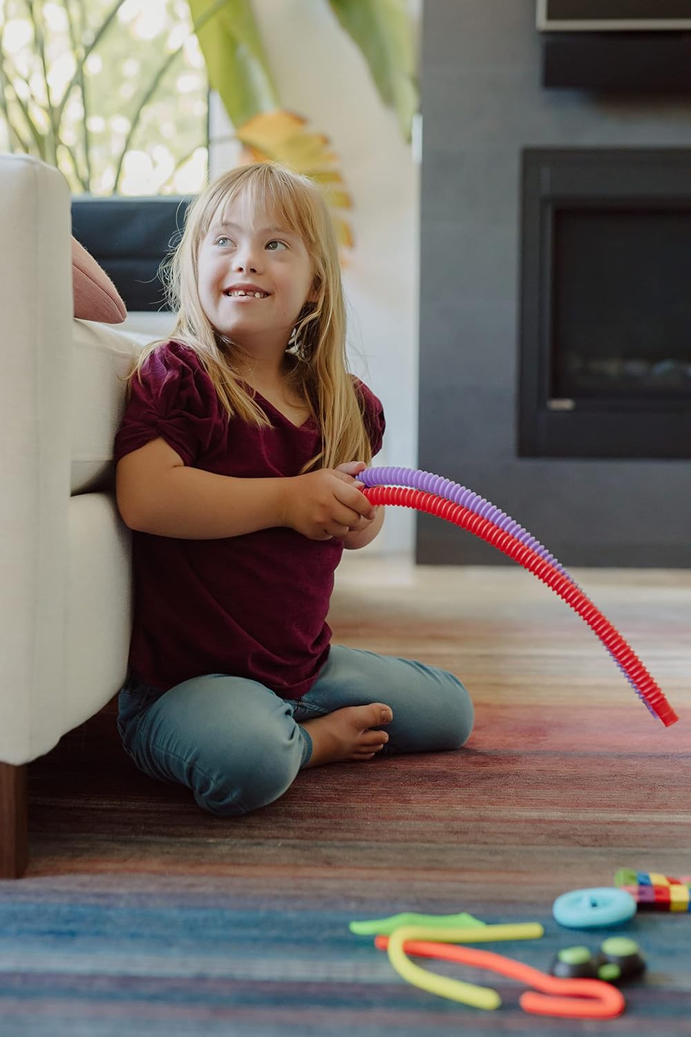 Chuckle & Roar Sensory - 10pk Sensory Fidget Box - Tactile and Sensory Engagement Play - Preschool Friendly - Safe and Durable - Ages 3 and up