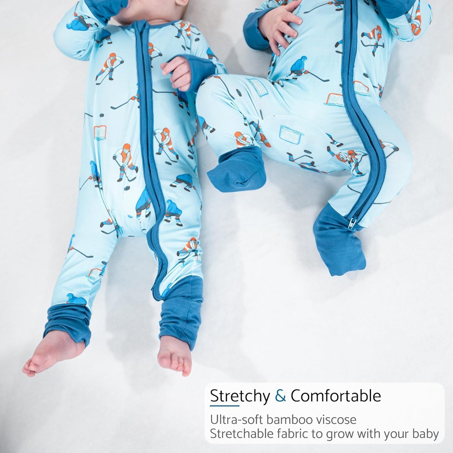 LollyBanks Baby Pajamas, Baby Romper 95% Bamboo Viscose and 5% Spandex