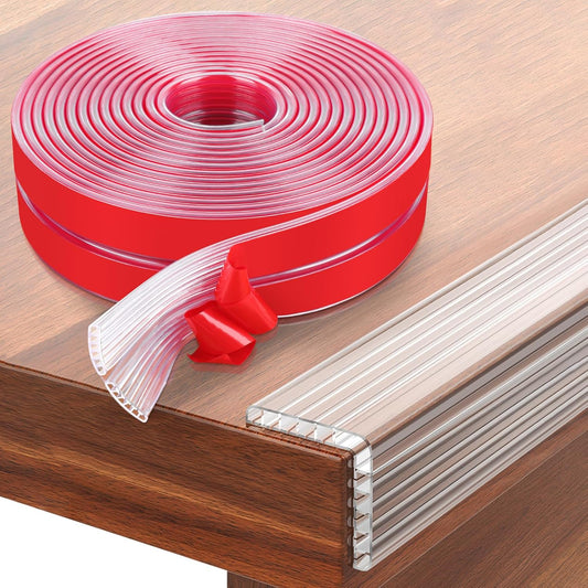 HOMREALM Baby Proofing 16.4ft Long (1.97" Wide) Corner Protector Baby Corner Guards Furniture Corner & Edge Safety Bumpers Clear Baby Proofing Bumper Cushion for Table Furniture Sharp Corners