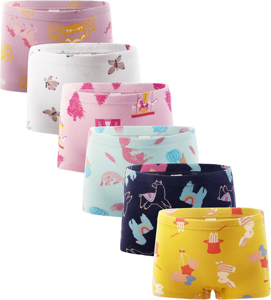 Boboking Soft Cotton Girls' Panties Boyshort Little Girls' Underwear Toddler Undies