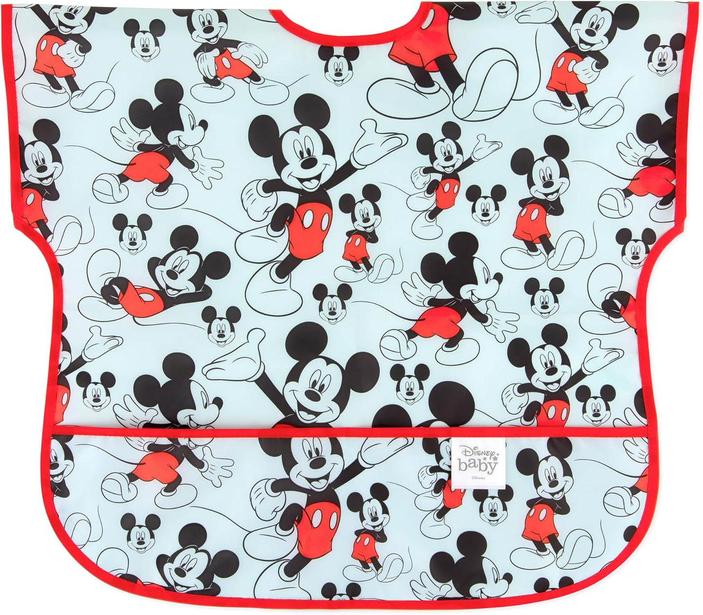 Bumkins Bibs - Toddler Bibs, Waterproof, Large for 1-3 Years, Short Sleeve