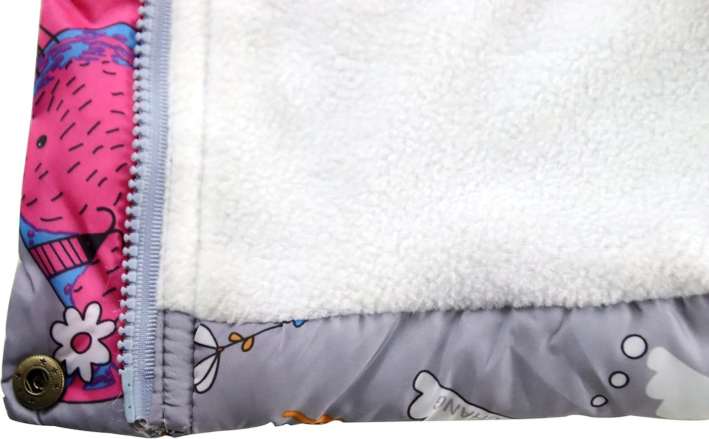 Miss Bei Girl's Winter Coat Jacket Hooded Kids Toddler Flower Print Parka Outwear Warm Cotton Puffer Hooded Jacket