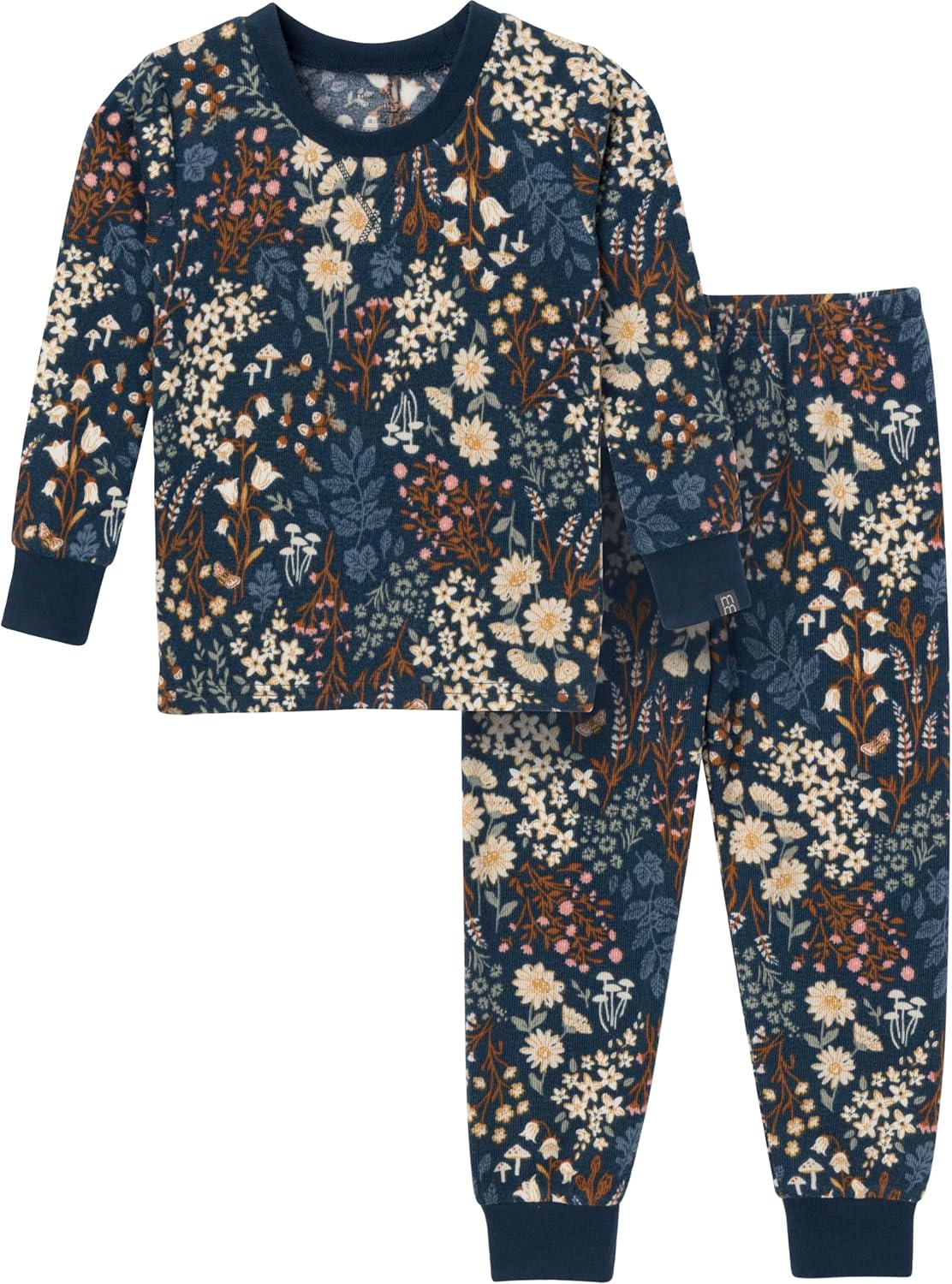Modern Moments by Gerber Baby and Toddler Hacci Snug Fit 2-Piece Pajama Set
