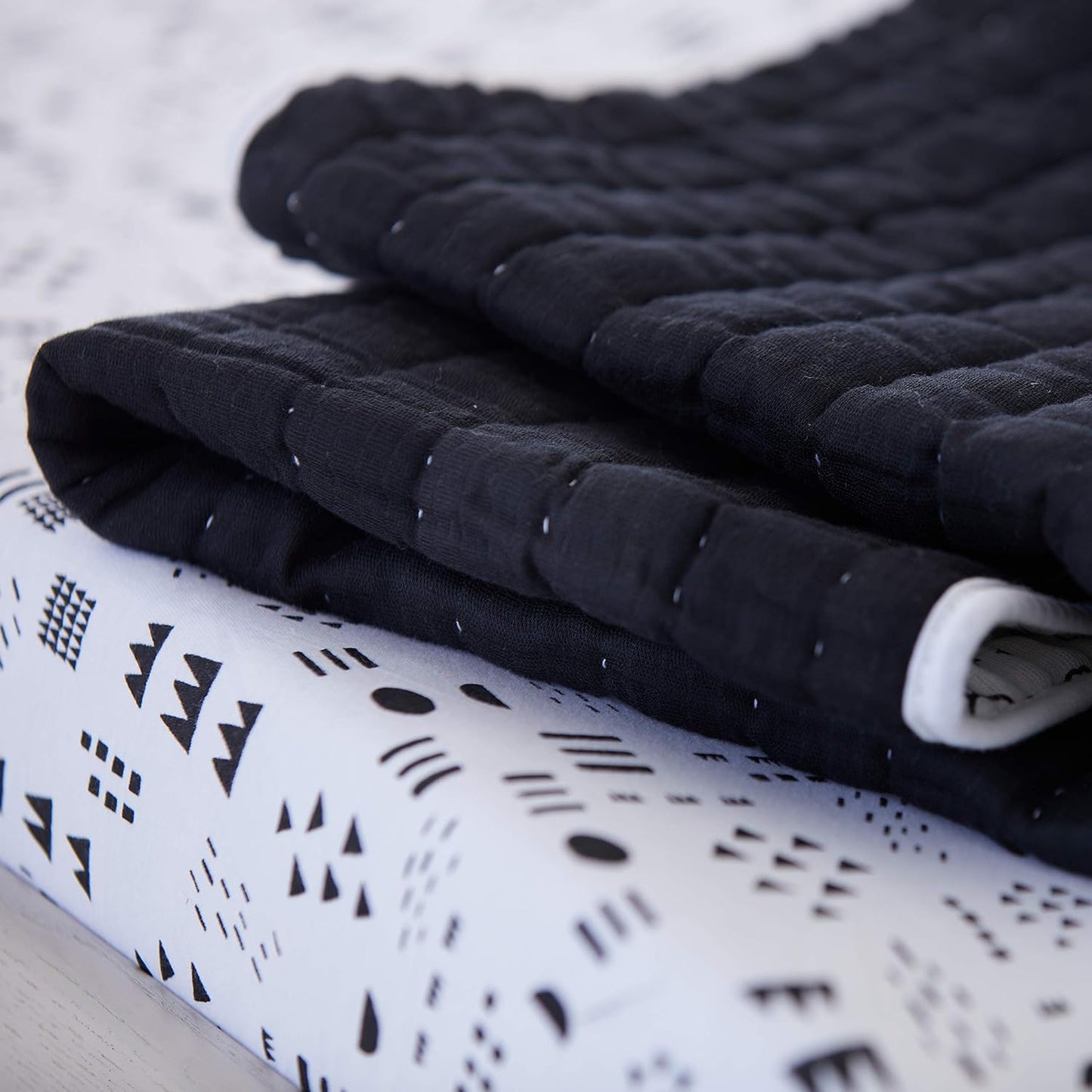 HonestBaby Organic Cotton Changing Pad Cover, Pattern Play, One Size