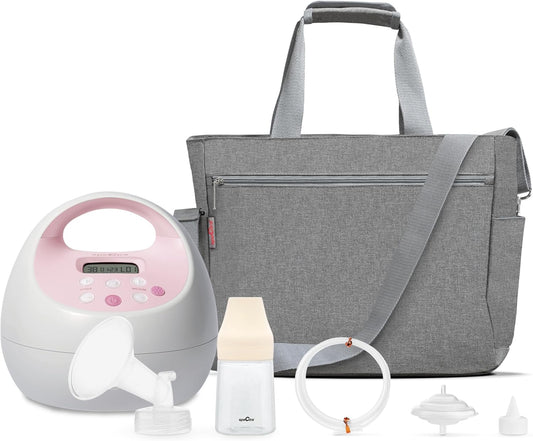 Spectra Baby S2 Plus Premier Electric Breast Pump with Grey Tote Premium Accessory Kit - 24 mm