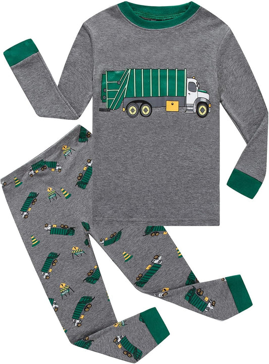 Boys Cotton Pajamas Long Sleeve Toddler Boys Pjs Kids Sleepwear Sets 18months-18years