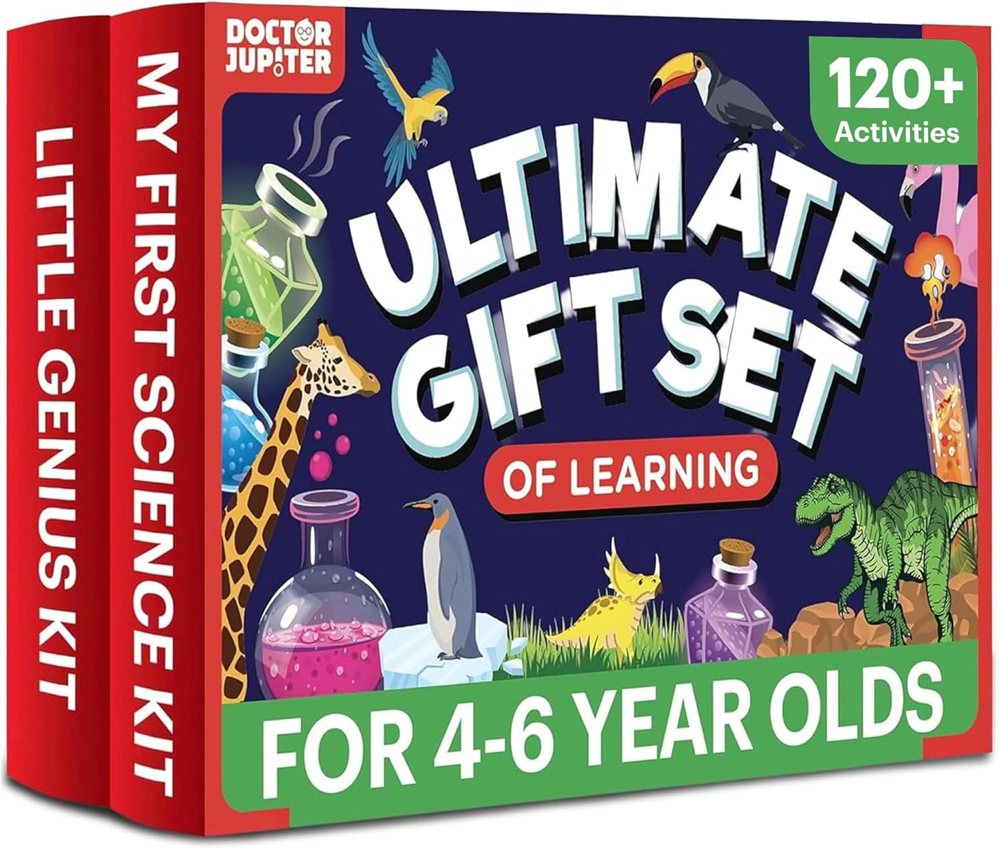Doctor Jupiter Ultimate Gift Set of Learning| Set of ‘My First Science Kit’, ‘Little Genius Kit’ for Kids Ages 4-6|Birthday Gift for Boys, Girls| STEM Learning & Education Toys for 4,5,6 Year Old