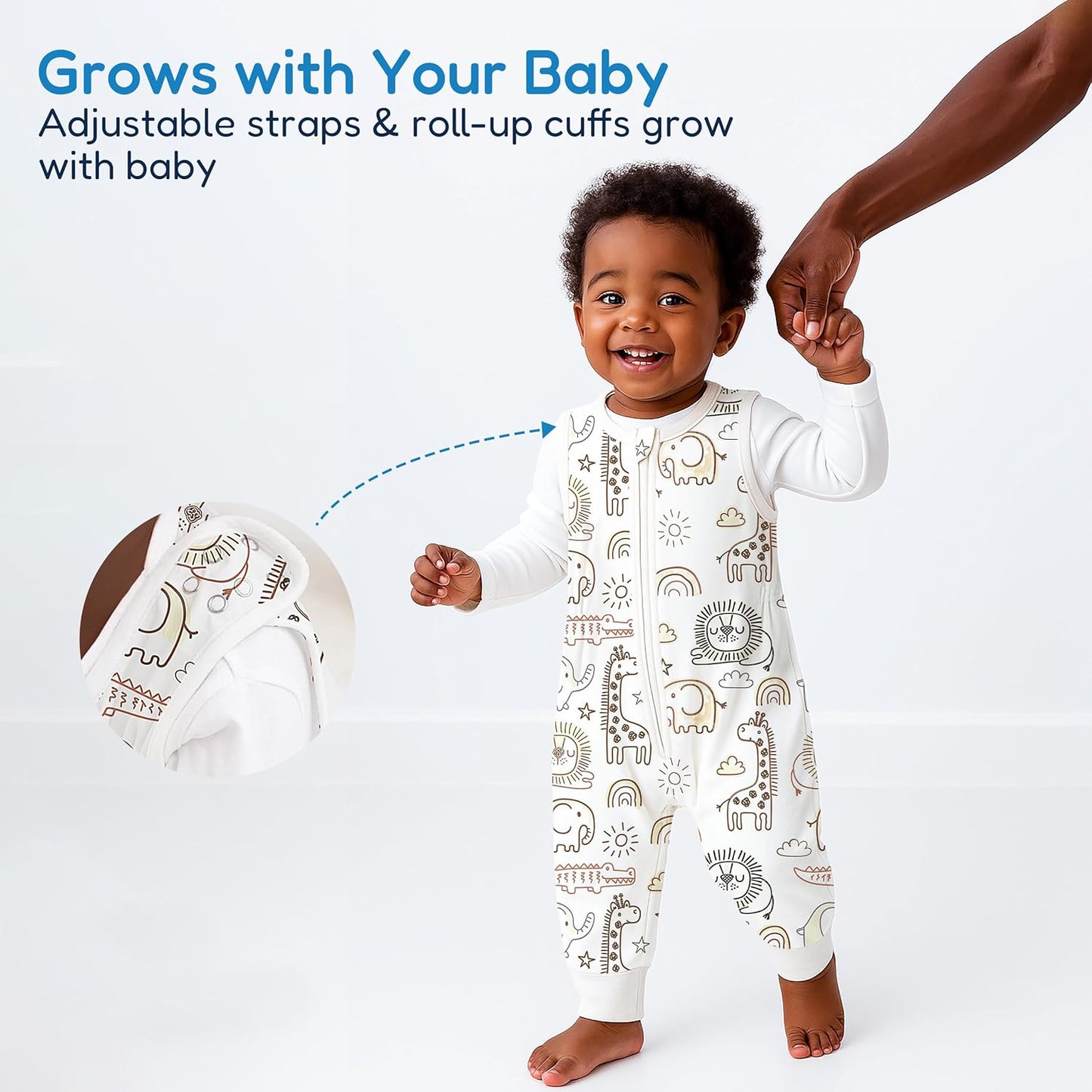 TotAha Toddler Sleep Sack with Legs, 0.5 TOG Light and Soft Baby Sleeping Bag, Walker Sleep Sack for Babies 12-24M, 2T-3T