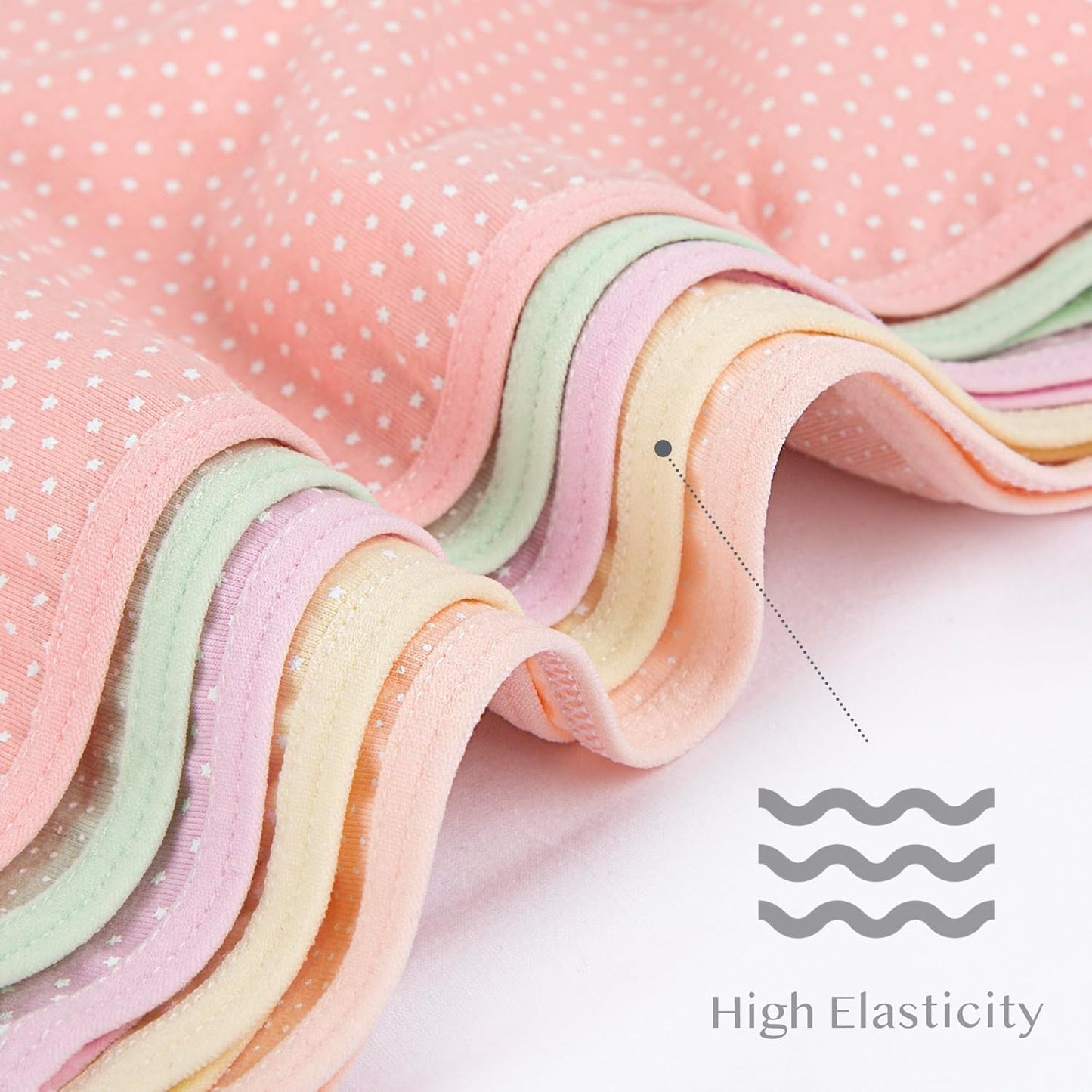 Donella Girls' Soft Cotton Underwear - Kids Bikini Brief Panties for Girls and Toddlers 5-Pack, Age: 2-15