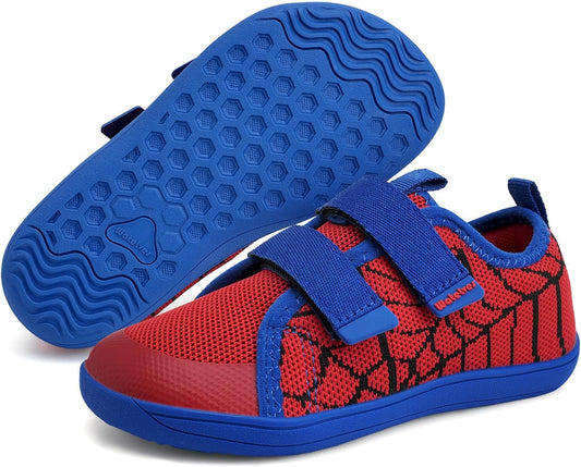 WateLves Toddler Little Kids Wide Barefoot Shoes The First Walking Shoes Girls Boys Breathable Zero Drop Minimalist Sneakers with Wide Toe Box Natural to Grow
