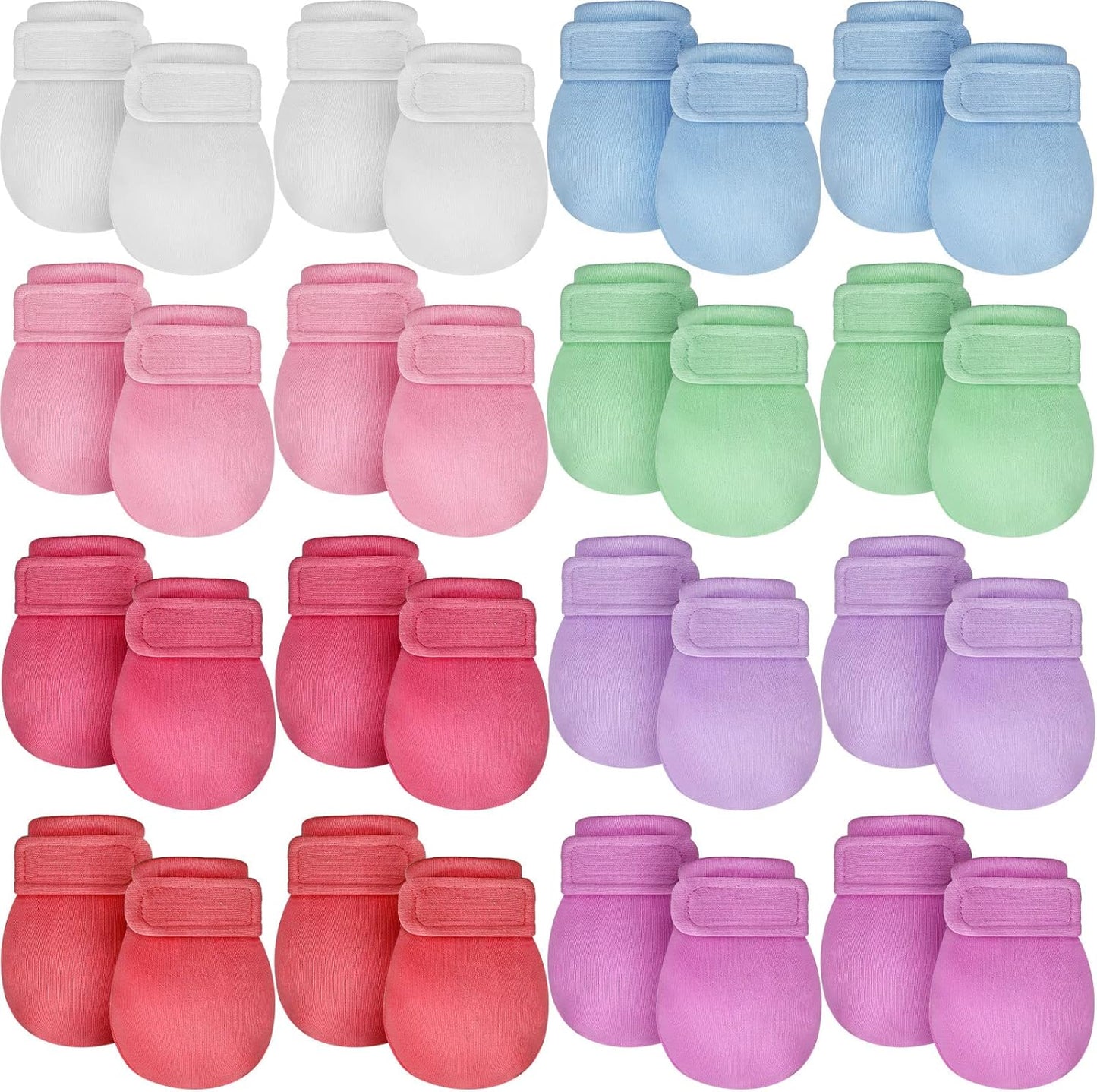 Adjustable Baby Mittens No Scratch Newborn Cotton Breathable Gloves Warm Baby Mitts for Boys Kids