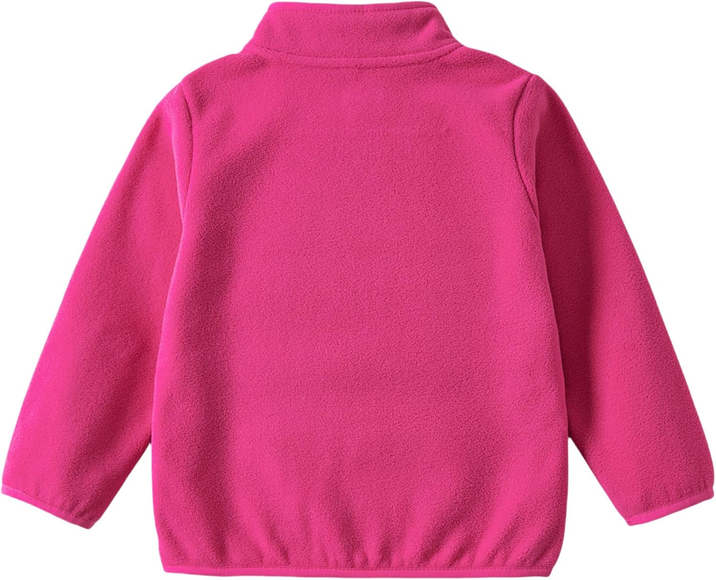 Toddler Fleece Jacket Kids Lightweight Outerwear Boys Girls Long Sleeve Fall Spring Coat 2-12 Years