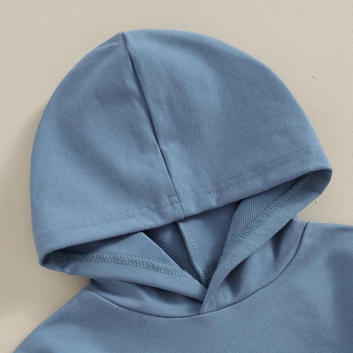 Toddler Baby Boy Summer Hooded Outfit Contrast Color Short Sleeve T Shirt Top Elastic Shorts Summer Clothes Set