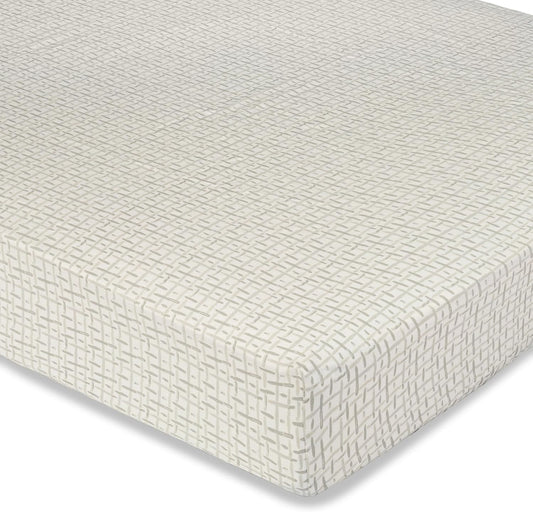 Crane Baby Crib Sheet, Neutral Hashtag Crib Sheets & Toddler Sheets, 100% Cotton Crib Sheets for Standard Crib Mattress(28"x 52"), Breathable Crib Sheets, Fitted Crib Sheets for Boys and Girls