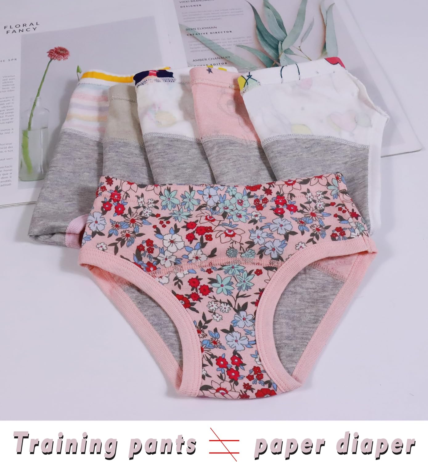 Sladatona Girls Potty Trainer Underwear Toddler Girls Briefs