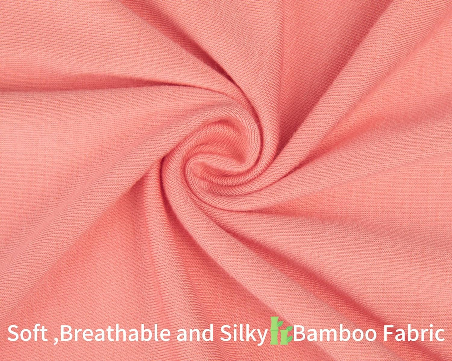 GUISBY Rayon Baby Pajamas, Short Sleeve Footless Rompers, Snap Closure Sleeper for Boy Girls