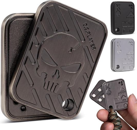 Fidget Toys Adults - Pendants Magnetic Metal EDC Toys for ADHD, Relieve Stress, Tension, Anxiety - Improve Focus - Find Inspiration, Backpack, Purse Hanging Decoration(Grey)