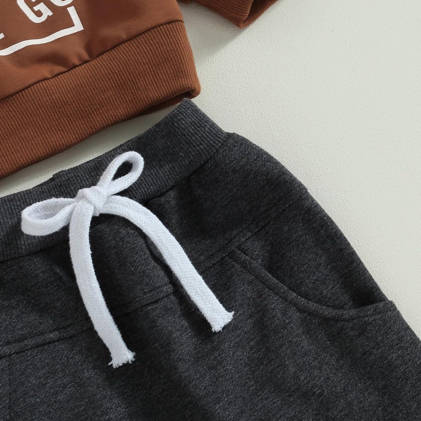 Baby Boy Clothes Fall 6 12 18 24 Months Football Long Sleeve Pullover Tops & Pant Sets Toddler Winter Outfits