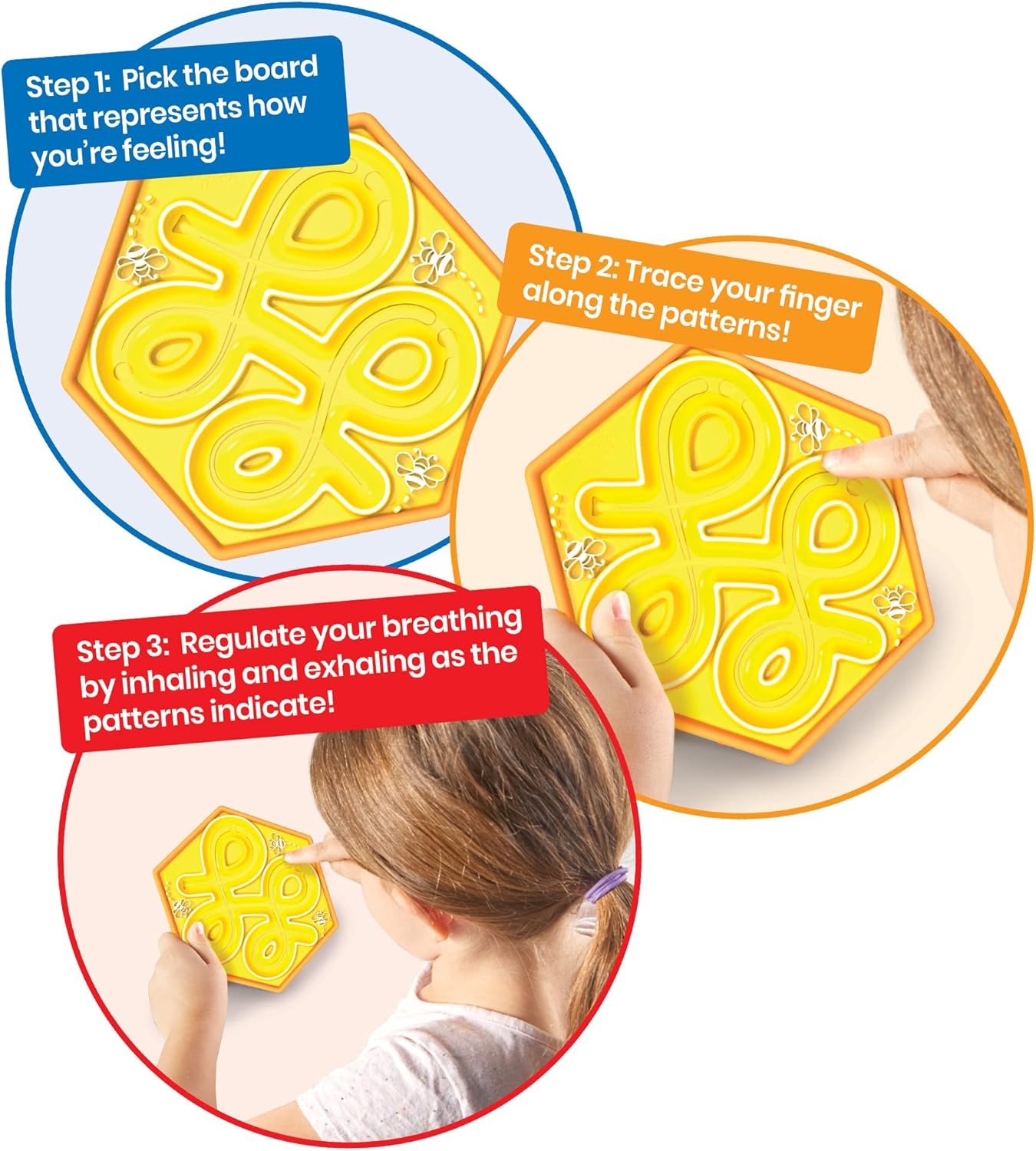 hand2mind Mindful Maze Garden Pack, Tactile Sensory Toys for Toddlers, Anxiety Relief Items, Calm Down Corner Supplies, Emotional Regulation Tools for Kids, Play Therapy Toys, Mindfulness Gifts