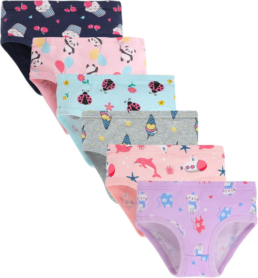 Boboking Soft Cotton Underwear Toddler Girls'Briefs Soft Undies