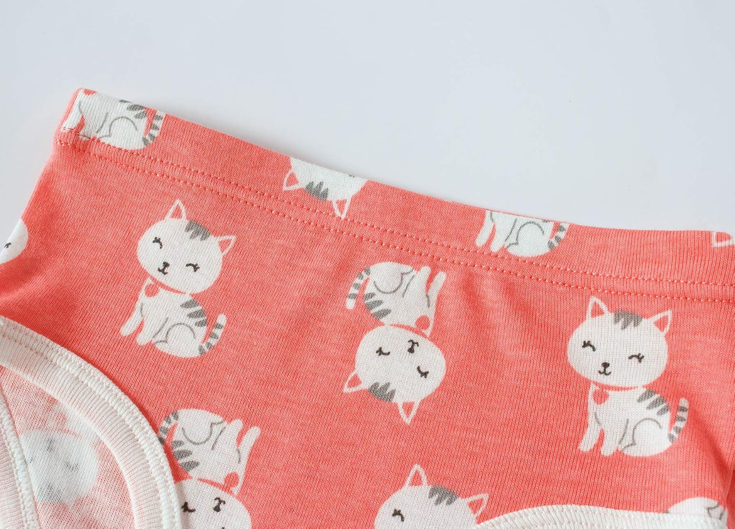 Cadidi Dinos Little Girls' Soft Cotton Underwear Kids Cool Breathable Comfort Panty Briefs Toddler Undies(Pack of 6)