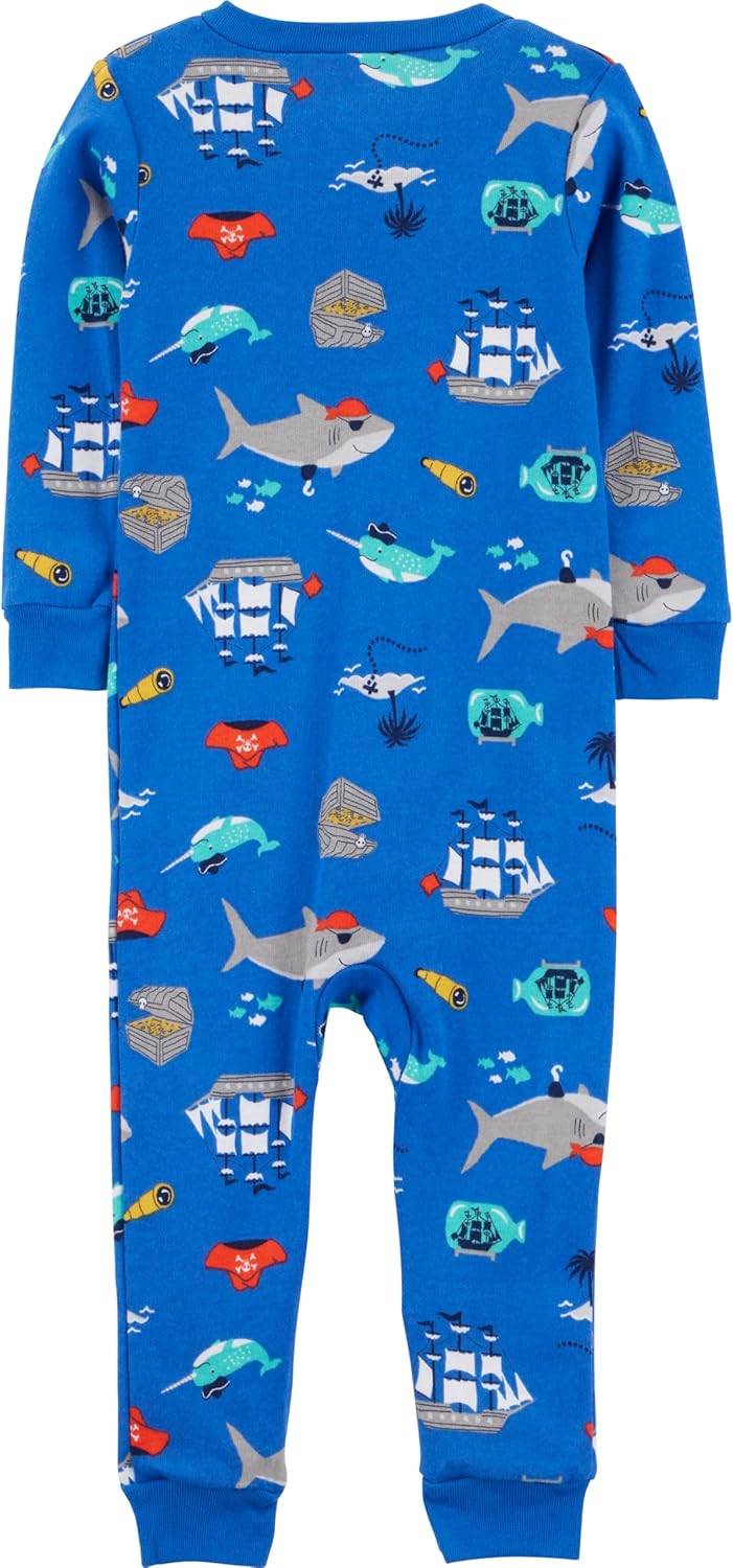 Simple Joys by Carter's Kids' 3-Pack Snug Fit Footless Cotton Pajamas