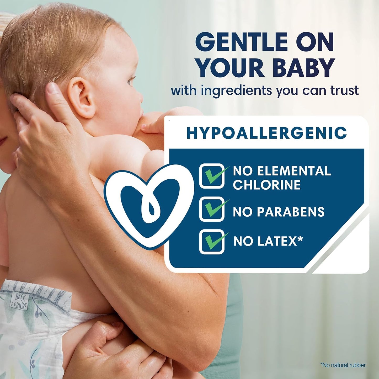 Pampers Pure Protection Baby Diapers, Size 3 (16-28 lbs), 116 Count, Up to 100% Leakproof, Premium Plant-based Skin Protection, Hypoallergenic Soft Diapers