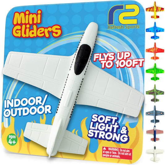 Airplane Toy Foam Glider: Airplane Toys For 3 Year Old & Airplanes For Kids 2-4 Toy Airplane For Boys&GirlsFoam Model Plane & Planes Air Plane Toy, Toddlers