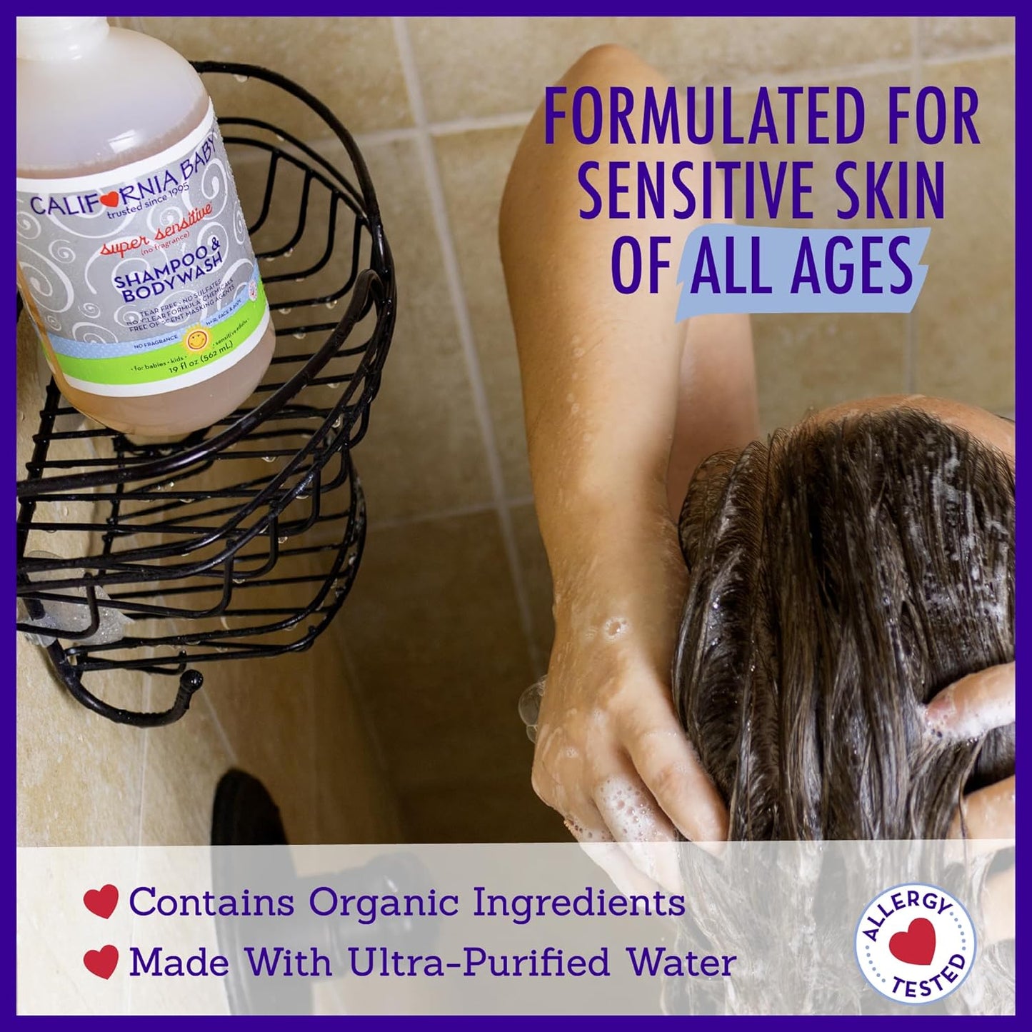 California Baby Super Sensitive Baby Shampoo and Conditioner Set | 100% Plant-Based | 19oz Unscented Body Wash + 8.5oz Fragrance Free Conditioner |