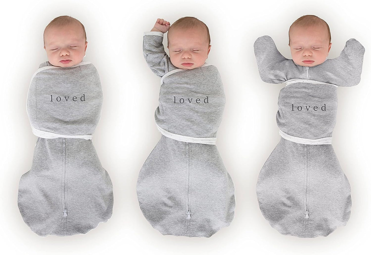 SwaddleDesigns 6-Way Omni Swaddle Sack Arms Up Swaddle for Newborn, More Options to Calm Startle Reflex, Improves Sleep