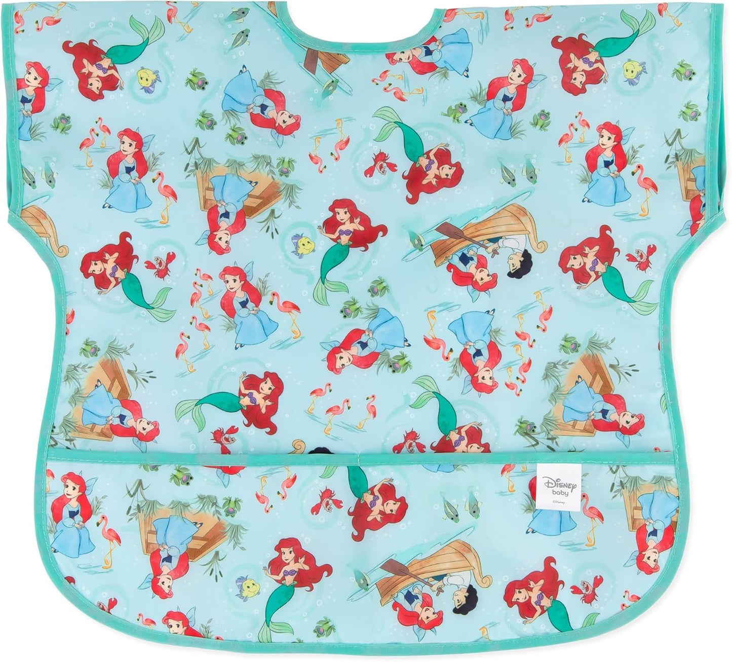 Bumkins Bibs - Toddler Bibs, Waterproof, Large for 1-3 Years, Short Sleeve
