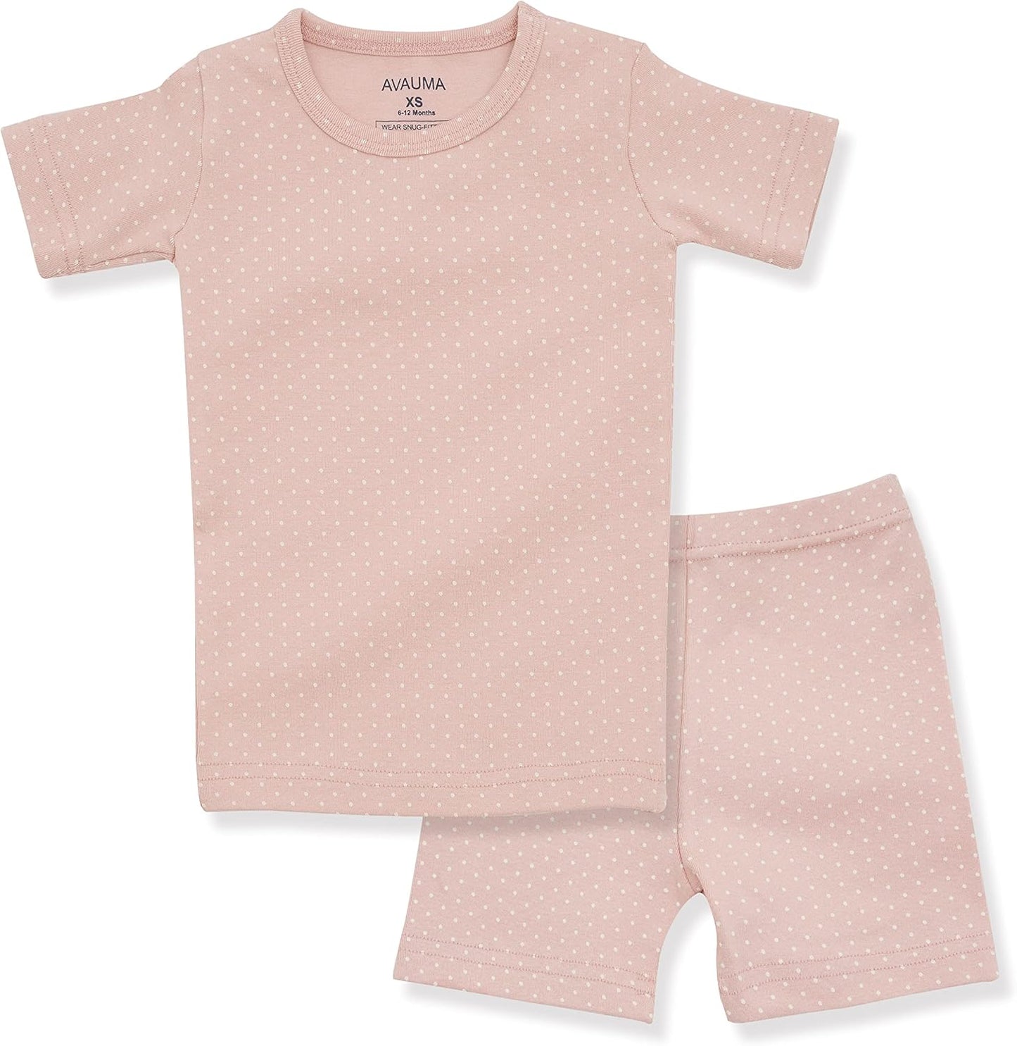 AVAUMA Baby Boys Girls Pajama Set 6M-7T Kids Cute Toddler Snug fit Pattern Design Pjs Cotton Sleepwear