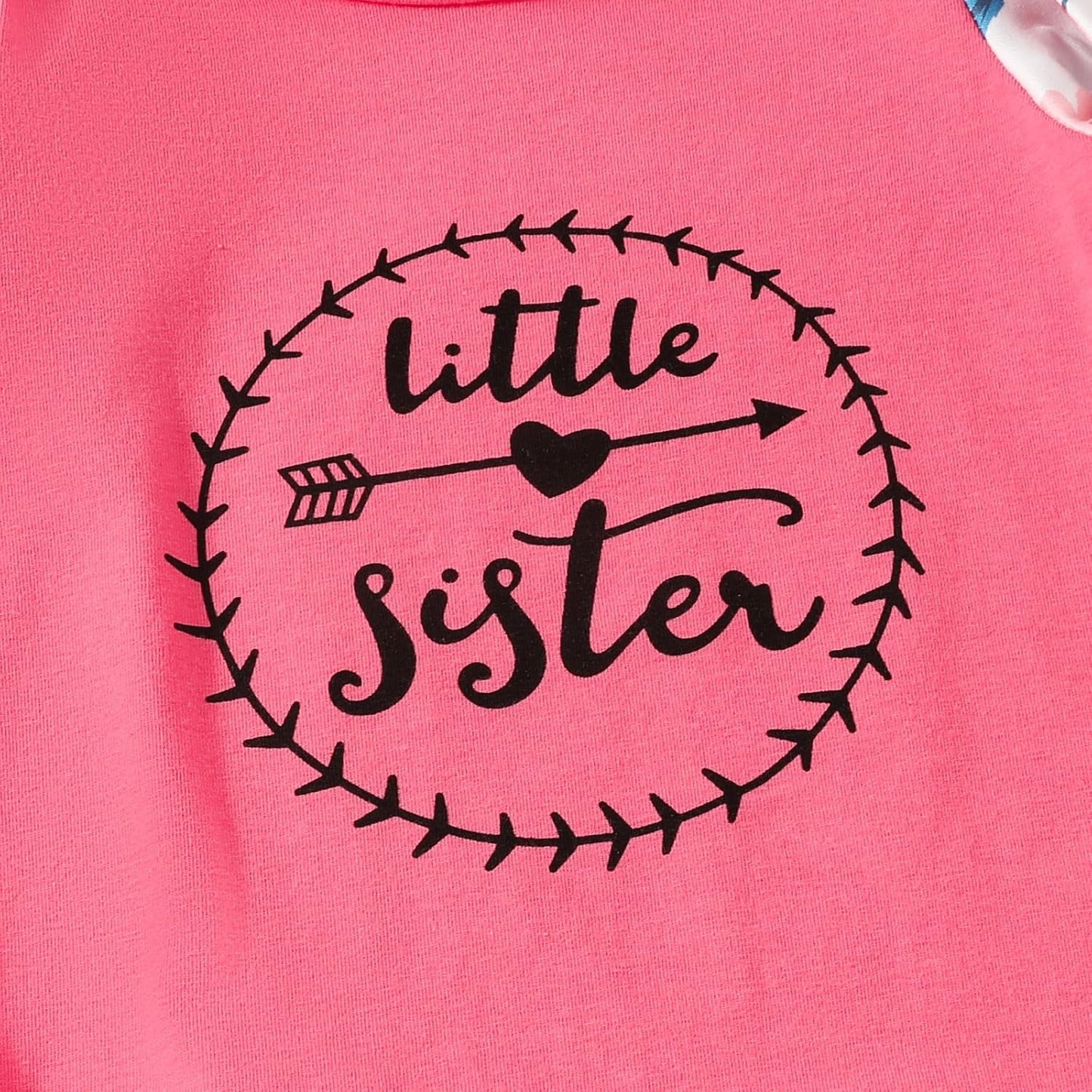 AMAWMW Newborn Baby Girl Little Sister Sleeper Gown Stripe Long Sleeve Nightgown Pajamas Gifts Stuff Essential Outfit