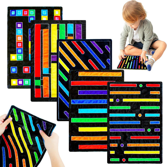 5 Pcs Marble Maze Mat Fidget Toys Anxiety Calming Toys Autistic Sensory Toys Kids Fidget Toys for Kids with Special Needs Calm Down Corner Supplies