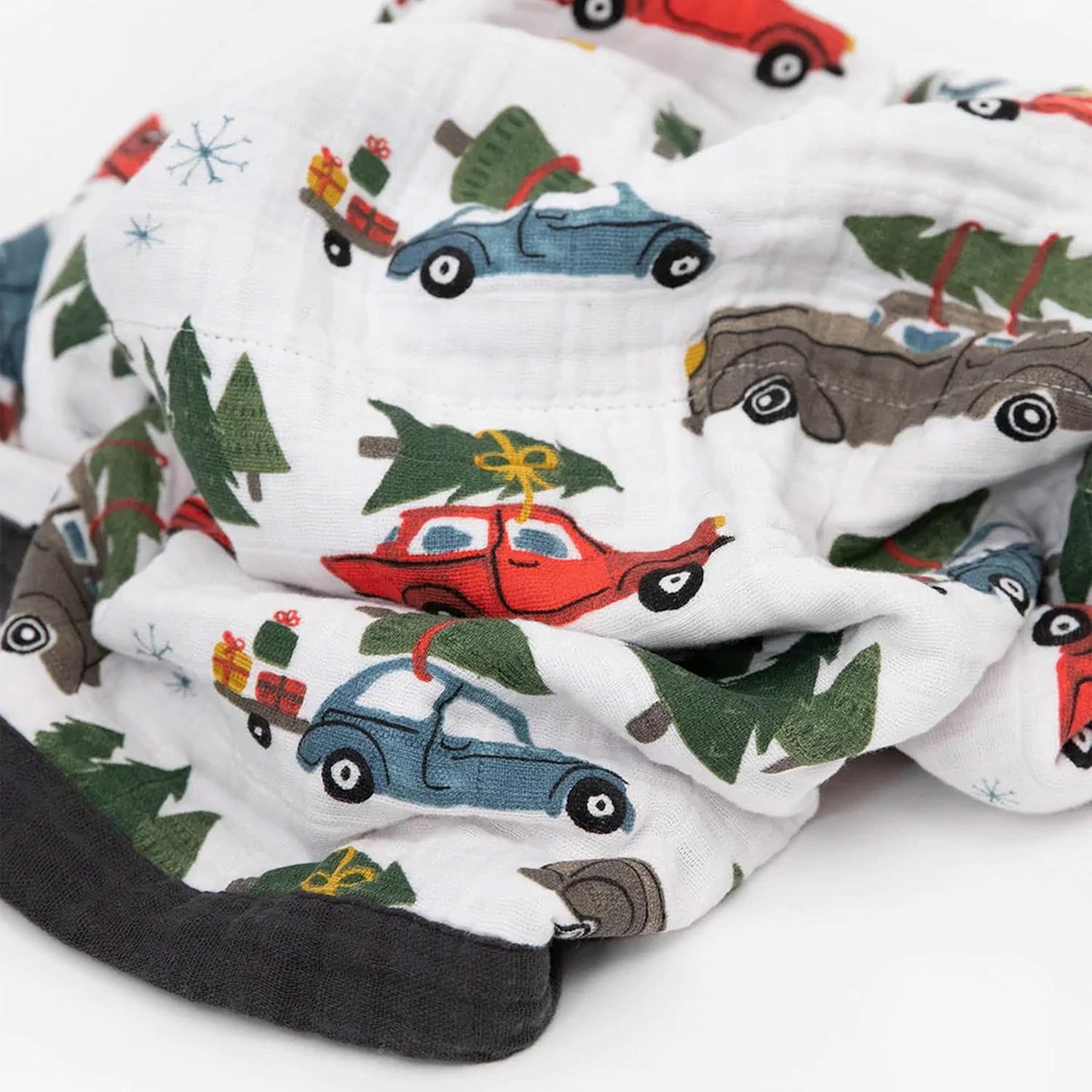 Little Unicorn Newborn Receiving Quilt | Ultra- Soft, Multi-Layered Muslin Fabric | Gift for Newborns & on-The-go (Holiday Haul)