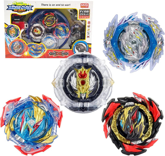 Battling Top Burst Stadium Battle Game Set,4 Spinning Tops 2 Launchers 1 Arena Combat Game,Battling Game Toys Birthday Gifts for 8-12 Boys Children Kids