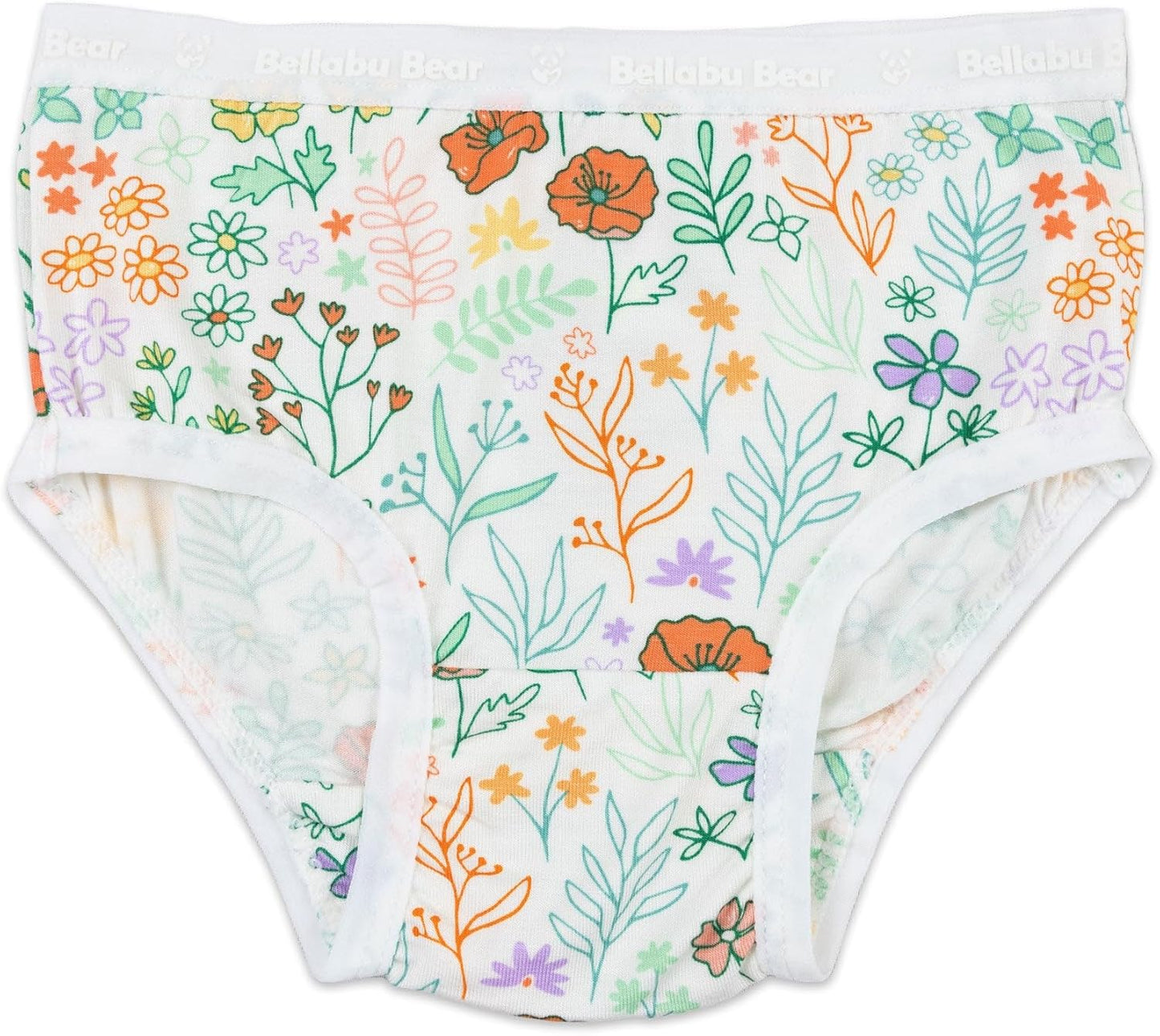 Bellabu Bear Girl's Rayon from Bamboo Underwear 7-Pack