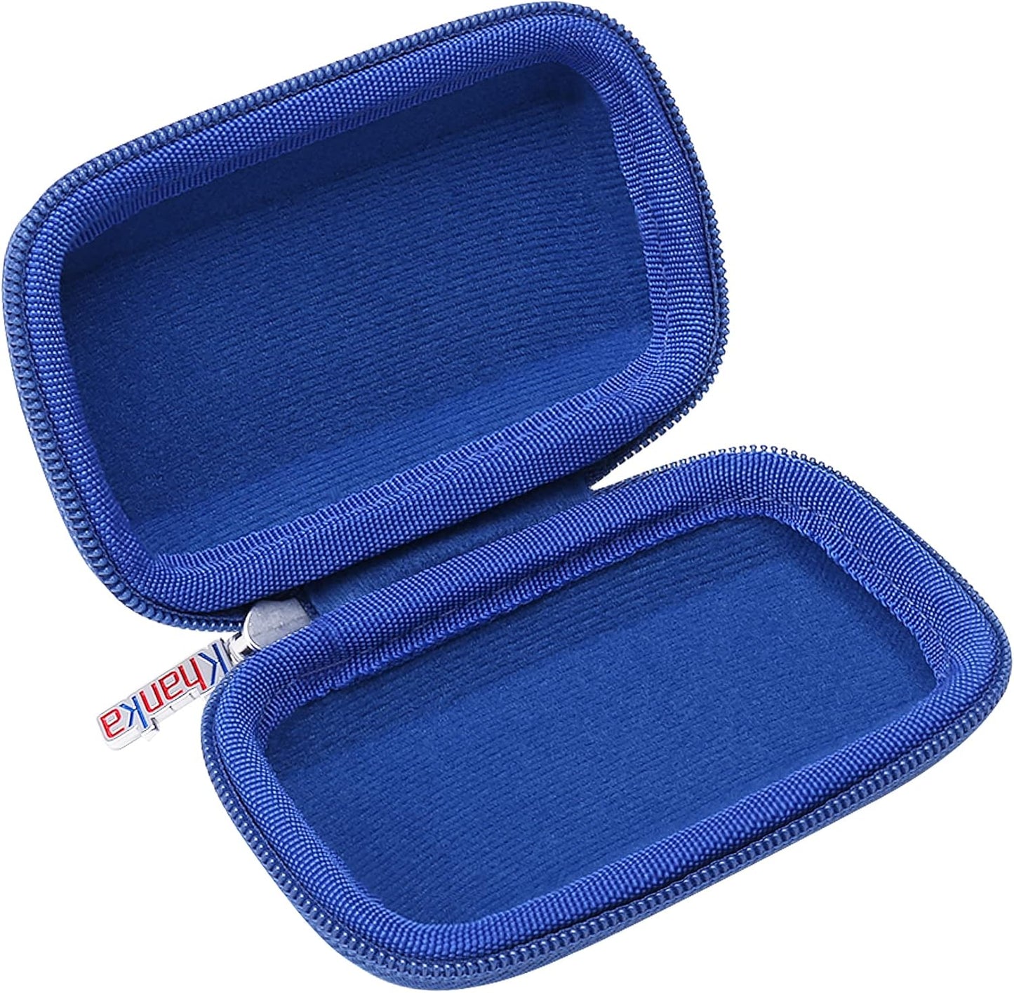 khanka Hard Carrying Case Replacement for Speks Geode Magnetic Fidget Sphere - Pentagons 12-Piece Set - Slate, Holds 24 pieces Magnetic Fidget Sphere, Case Only (Blue)