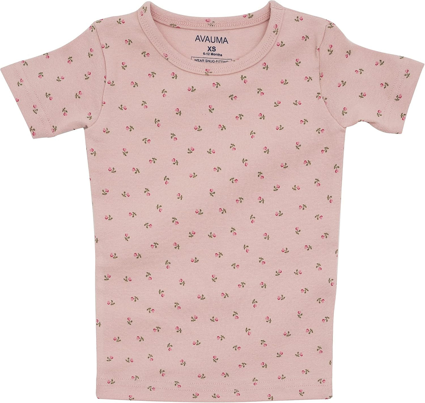 AVAUMA Baby Boys Girls Pajama Set 6M-7T Kids Cute Toddler Snug fit Pattern Design Pjs Cotton Sleepwear