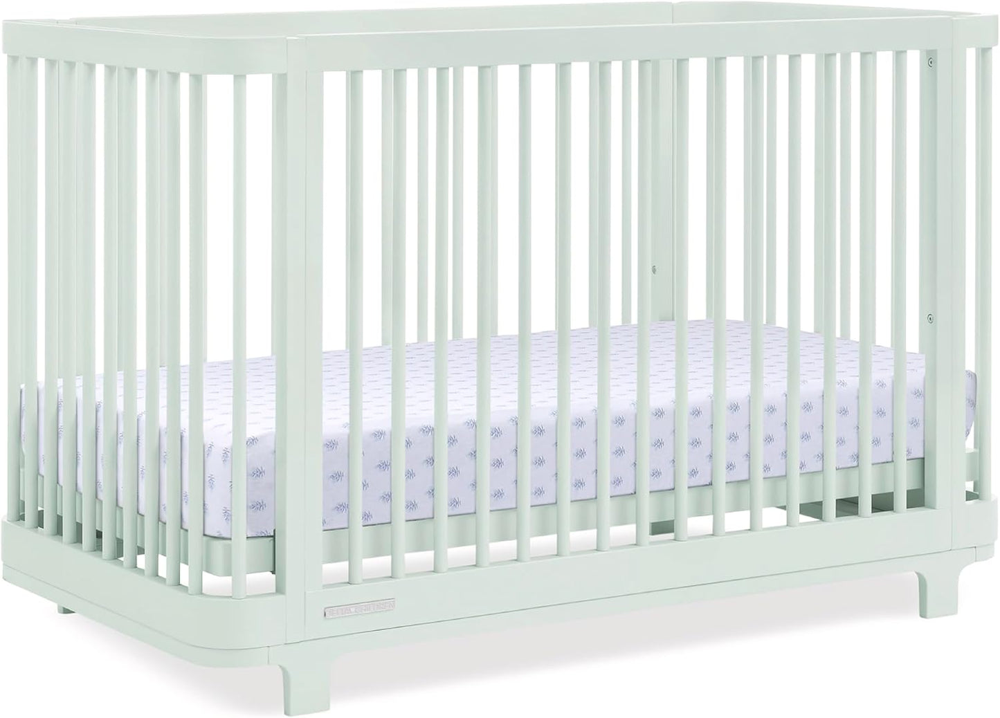 Delta Children Nest 4-in-1 Convertible Crib, Light Sage
