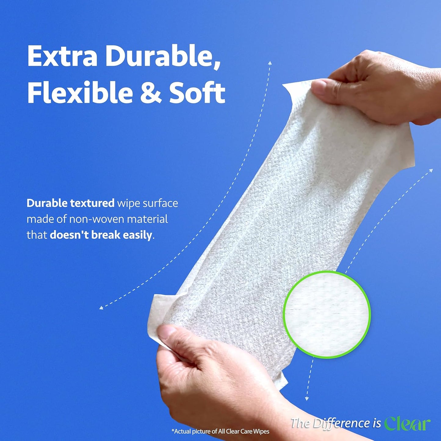 Baby Wipes, Unscented Wipes for Sensitive Skin, Large Soft Durable & 99% Water Based, Gentle & Hypoallergenic for Babies & Adults, Vitamin E and Aloe, Flip Top Lid, 6 Pack (480 Wipes)