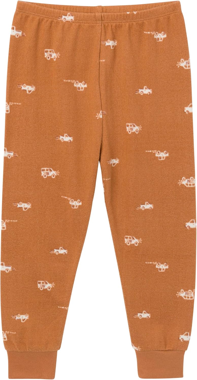 Modern Moments by Gerber Baby and Toddler Hacci Snug Fit 2-Piece Pajama Set