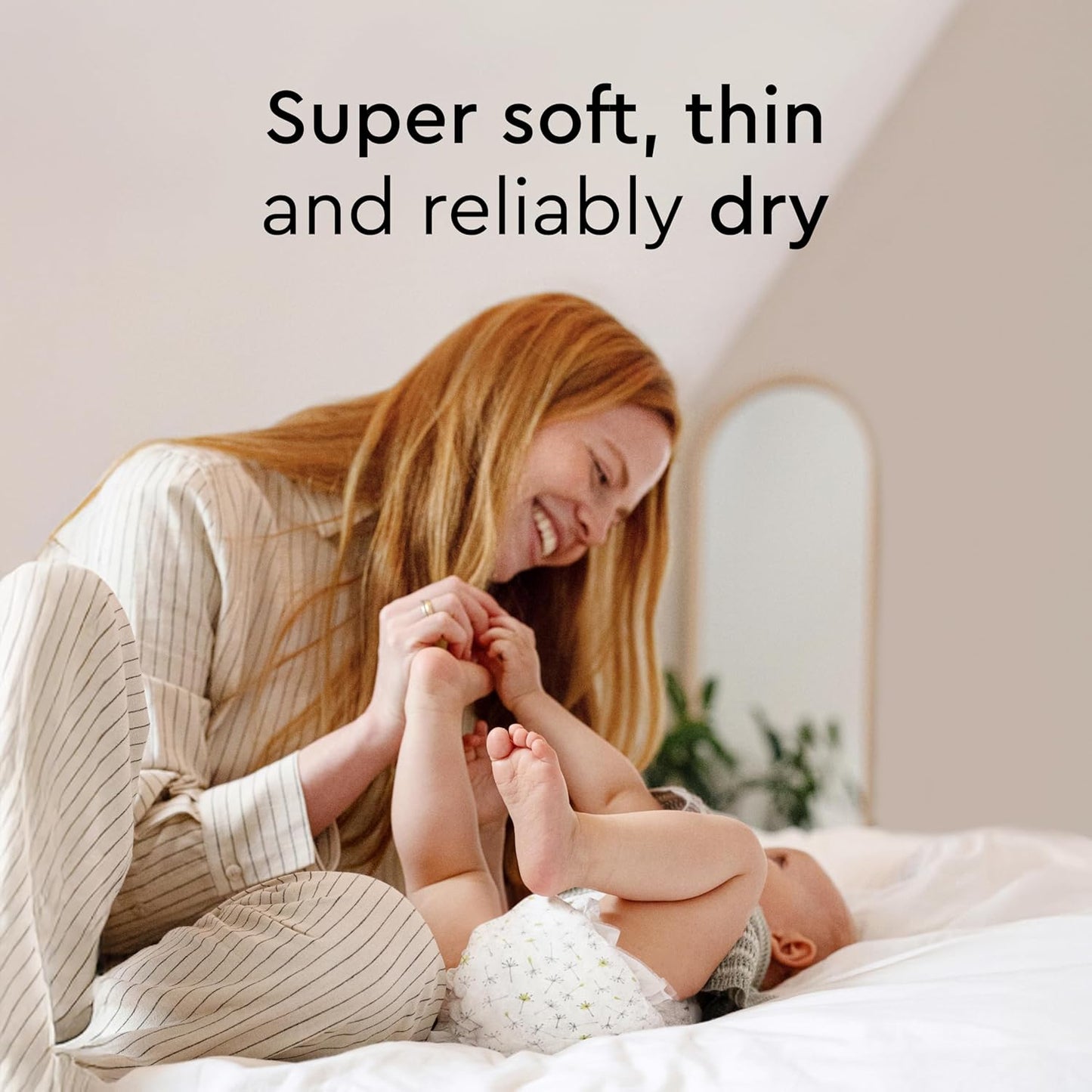 Baby Diapers - Size 7 (33+ lbs), Monthly Supply (102 Count), Leak Protection, Skin-Friendly, Ultrasoft, Perfume- & Chlorine-Free, Hypoallergenic, Dermatologist Tested, Oeko-TEX®