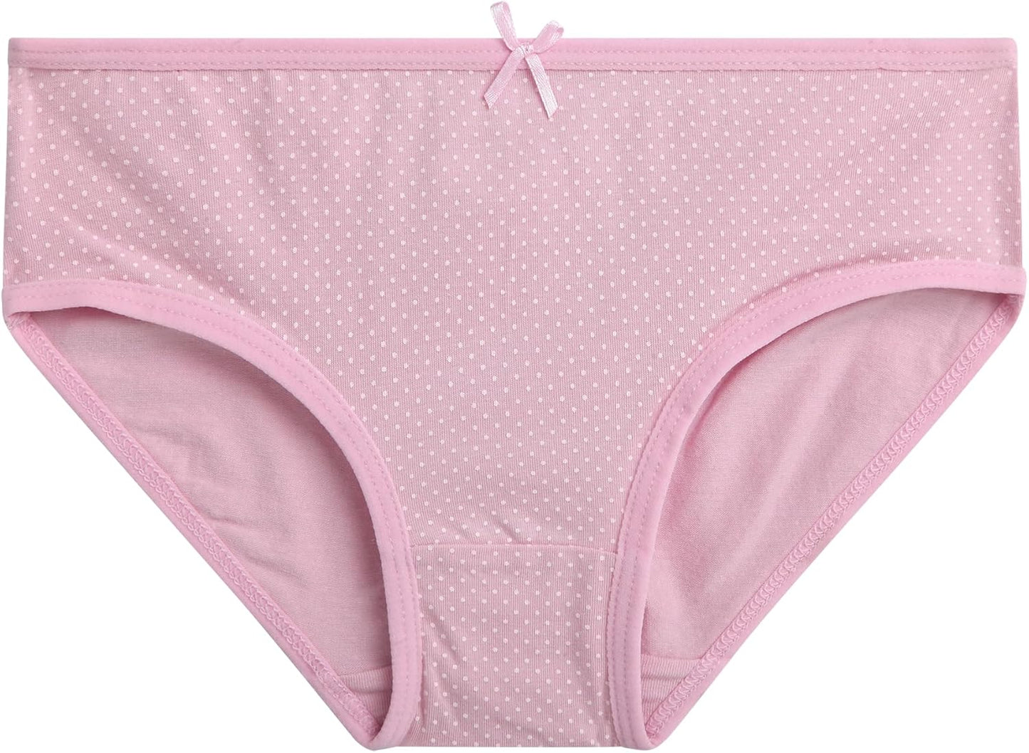 Laura Ashley Girls Underwear - 5 Pack Soft Stretch Breathable Panties for Girls - Lightweight Cotton Panties (Size: 4-12)